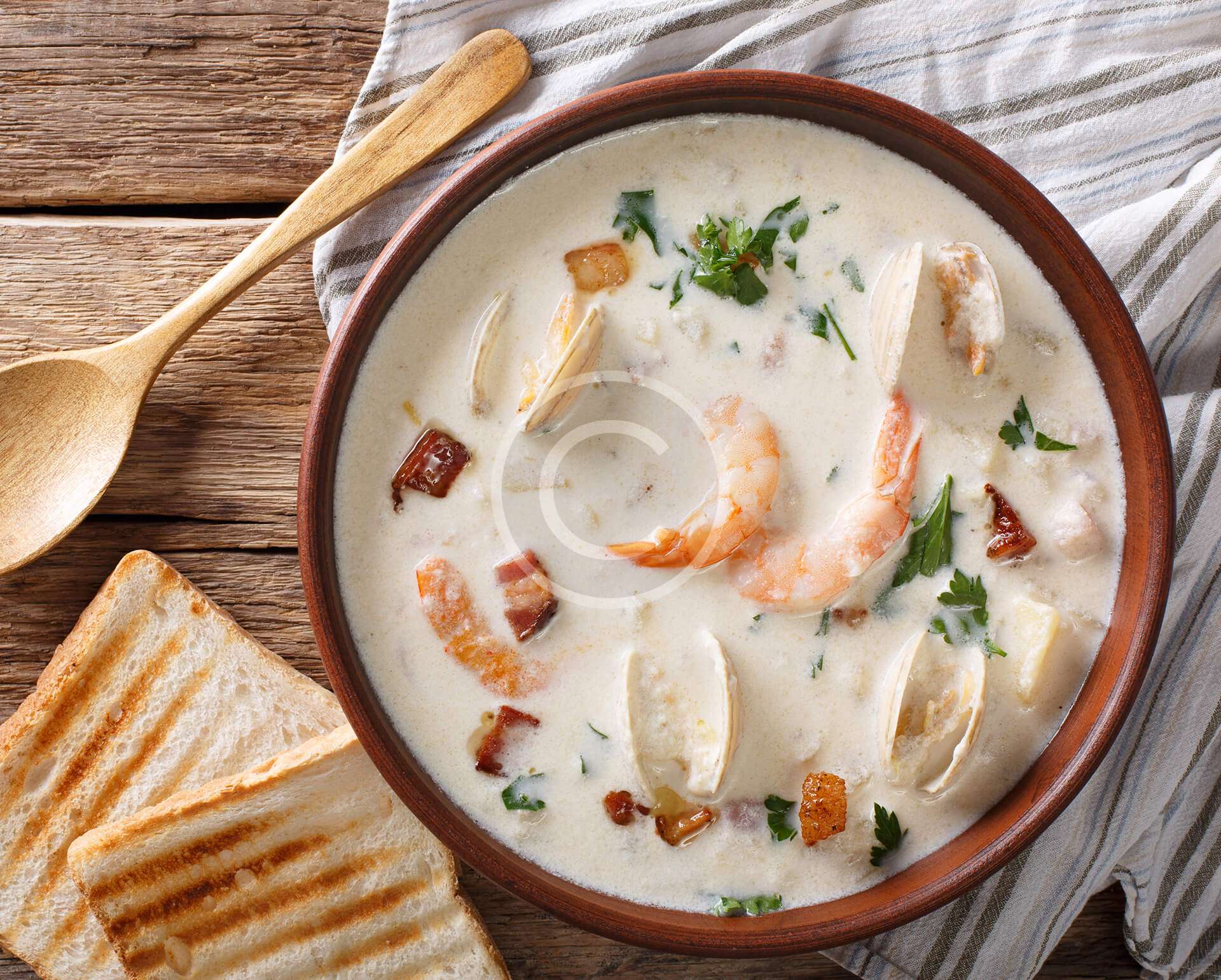 New England Clam Chowder Soup